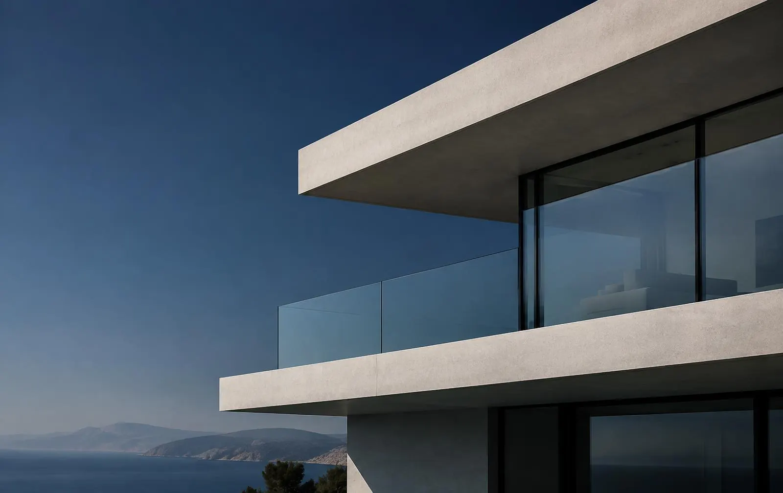 Fachada de arquitetura moderna